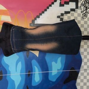 Joy jeans mini dress